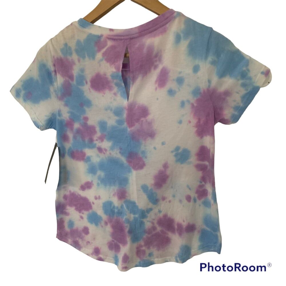 Kinesis Womens Tie Dye T-Shirt Size XS Short Sleeve Keyhole NEW $49 - Picture 5 of 6